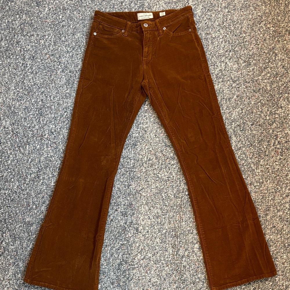 Lucky Brand Rust Corduroy Pants
